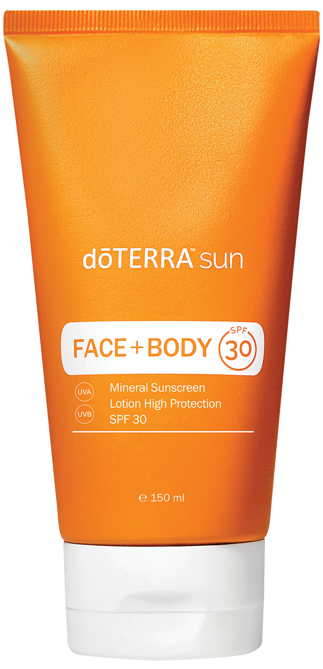 doTERRA sun mineralische Sonnenschutz Creme arcra und testre
