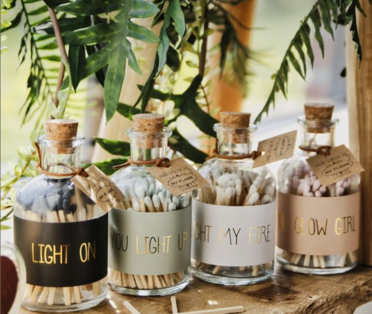 Lifestyle-Streichhölzer in mehreren Farben