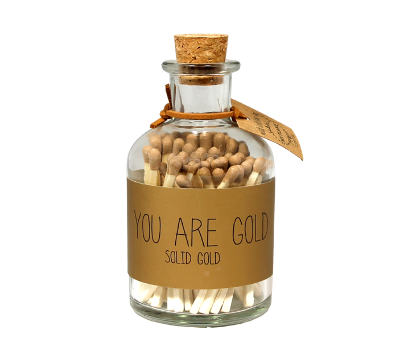 Lifestyle-Streichhölzer gold