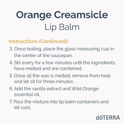 doTERRA wild orange Wildorange Lippenbalsam recept