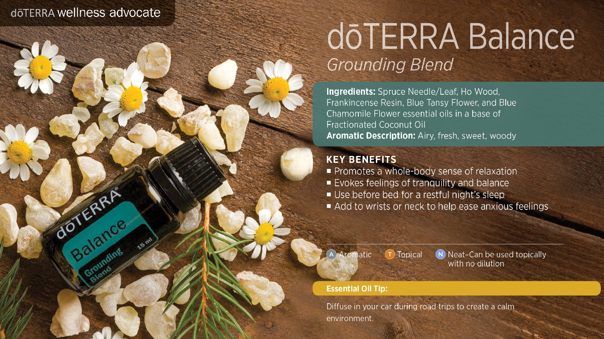 Balance Ölmischung 15 ml - doTERRA