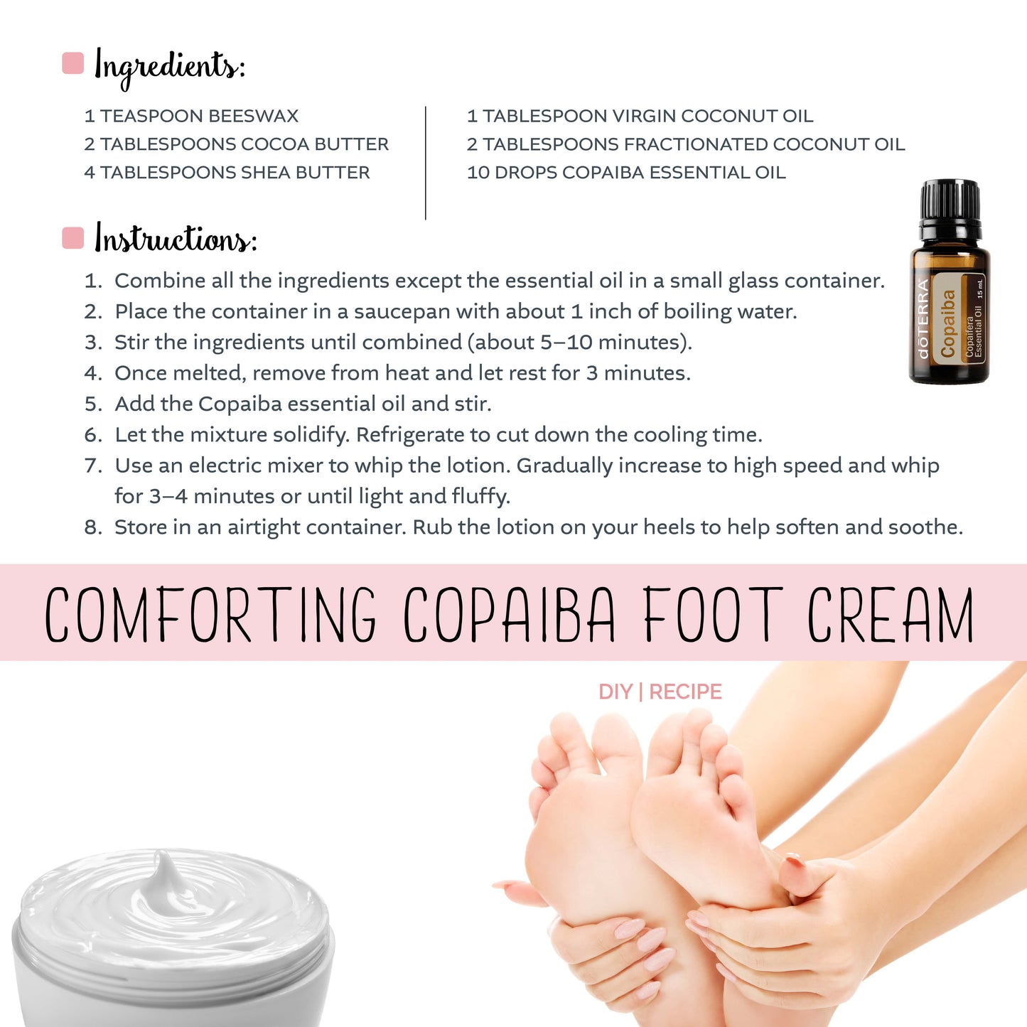 doTERRA Copaiba Öl 15 ml Fußcreme